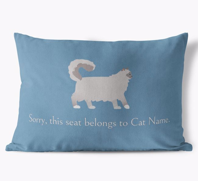 Sorry, This Seat Belongs to... : Personalised {breedCommonName} Soft Touch Cushion